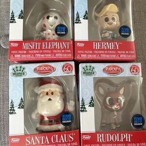 Funko Rudolph Character Vinyl Figures Set